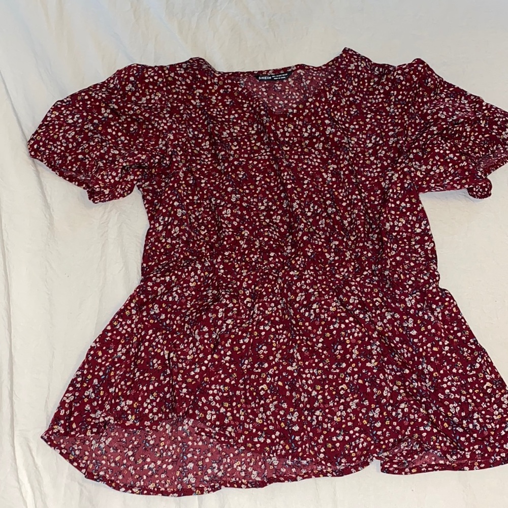 Shein  peplum blouse